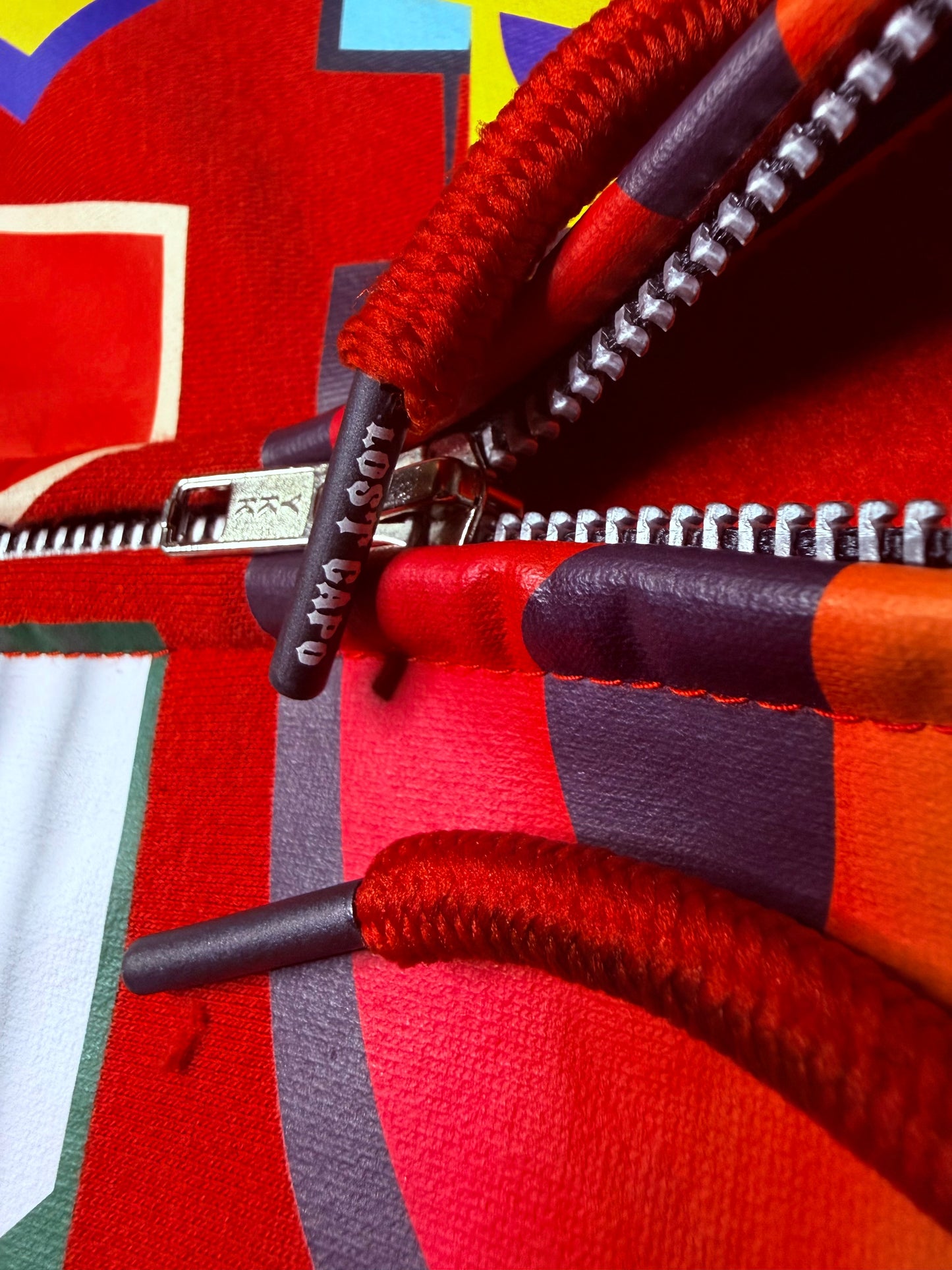 Ransom Zip-Up Set “Ransom” Red