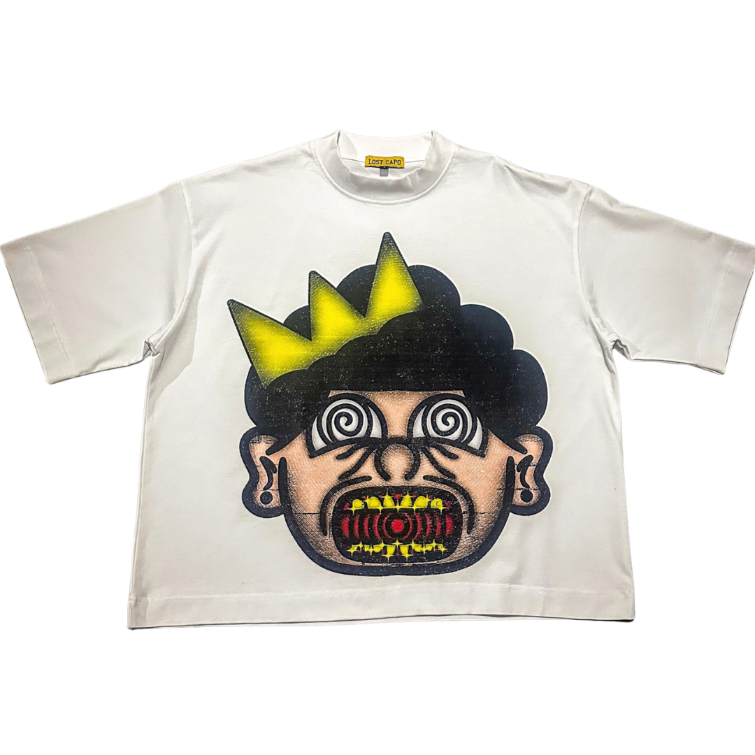 White Lost Capo CROP Tee