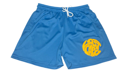 Baby Blue Mesh Shorts/Tee Set