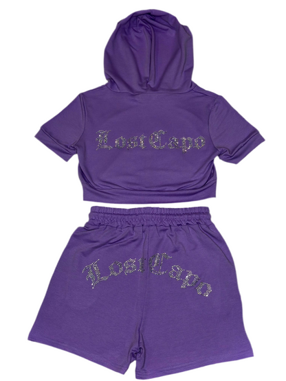 Lost Capo Women's Rhinestone Lounge Set