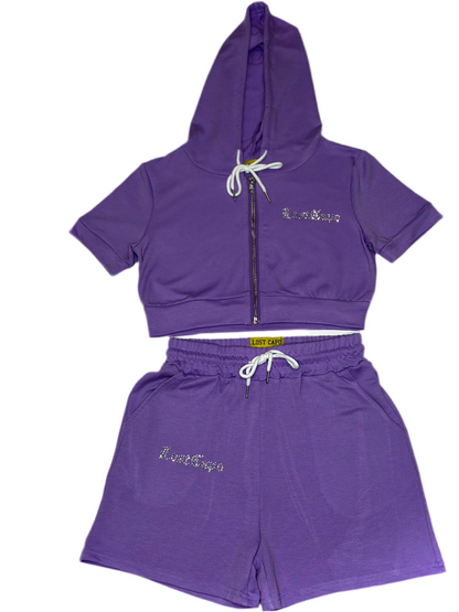 Lost Capo Women's Rhinestone Lounge Set