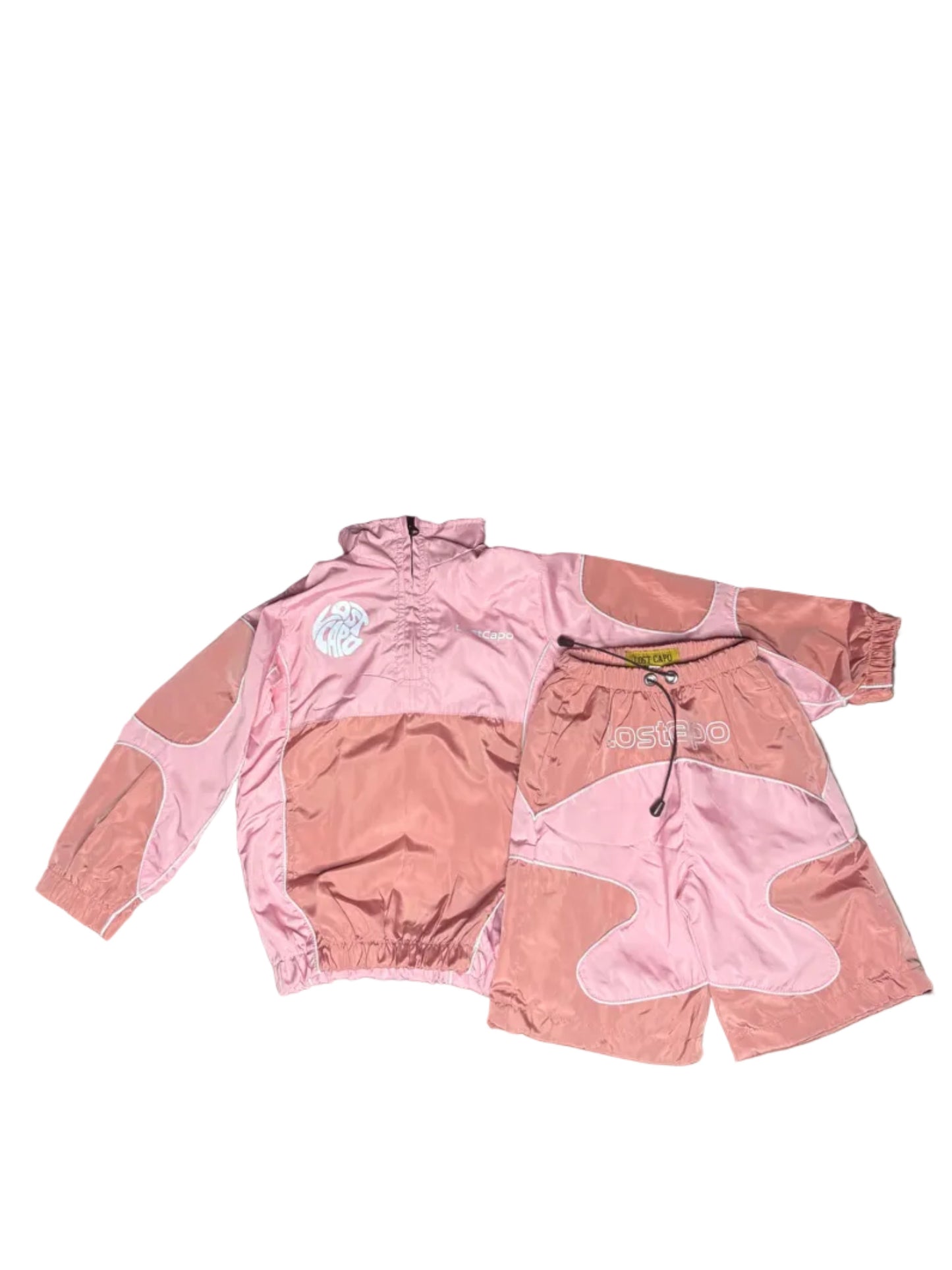 Kid's Pink Legacy Quarter Zip Set
