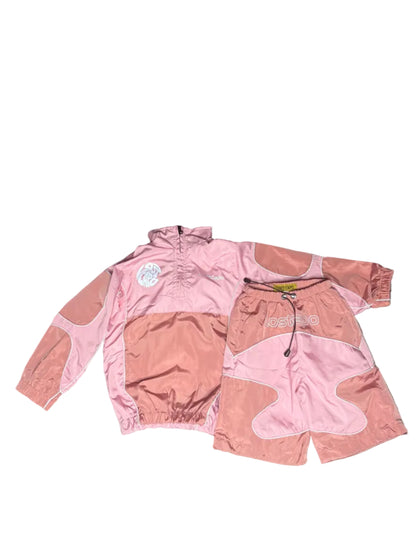 Kid's Pink Legacy Quarter Zip Set