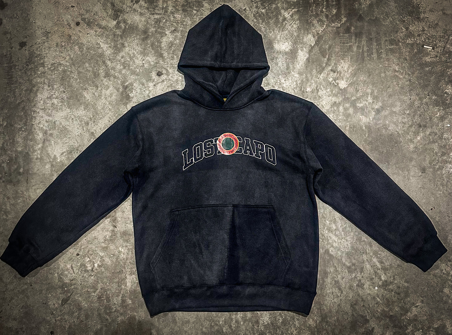 OG Black Acid Wash Hoodie Set