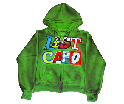 Ransom Zip-Up Set “Dirty Money” Green