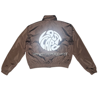 3M Brown Windbreaker Jacket/Shorts Set