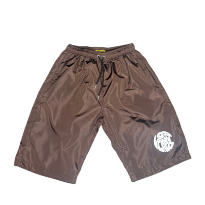 3M Brown Windbreaker Jacket/Shorts Set