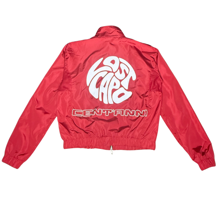 3M Red Windbreaker Jacket/Shorts Set