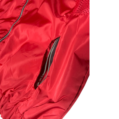 3M Red Windbreaker Jacket/Shorts Set