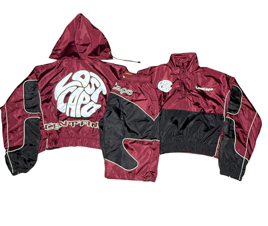 Burgundy Legacy Quarter Zip Set