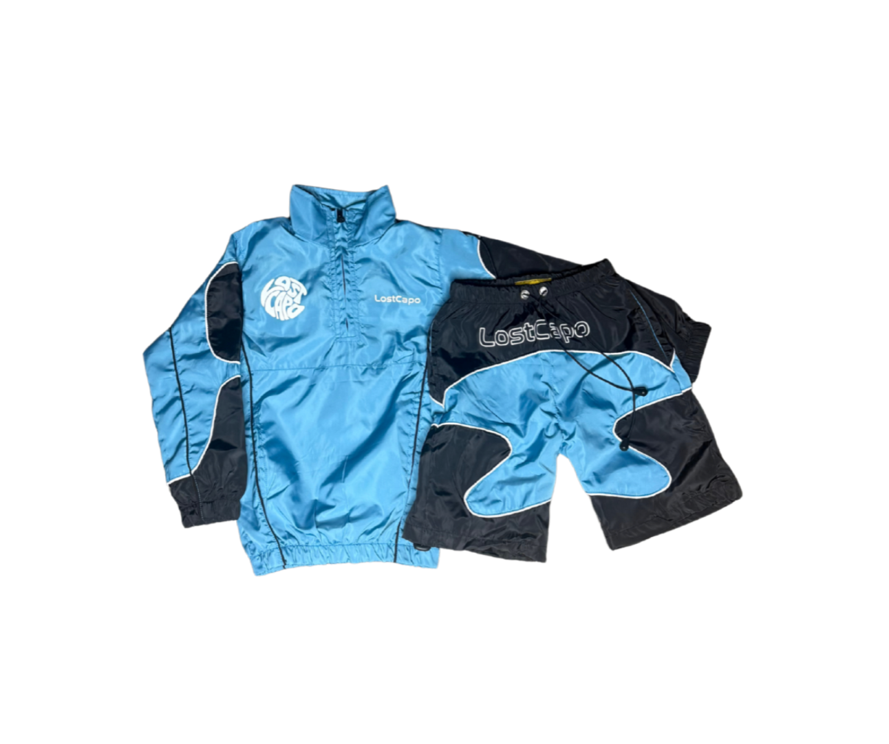 Kid's Blue Legacy Quarter Zip Set