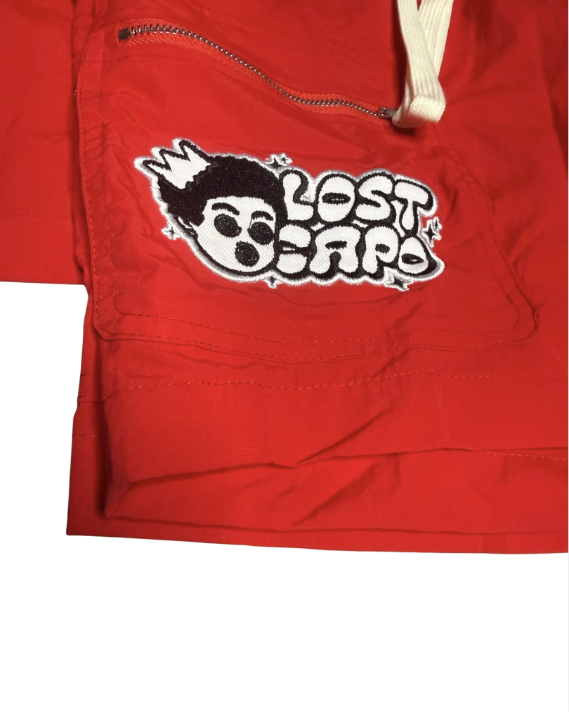 Trophies Red Nylon Summer Set