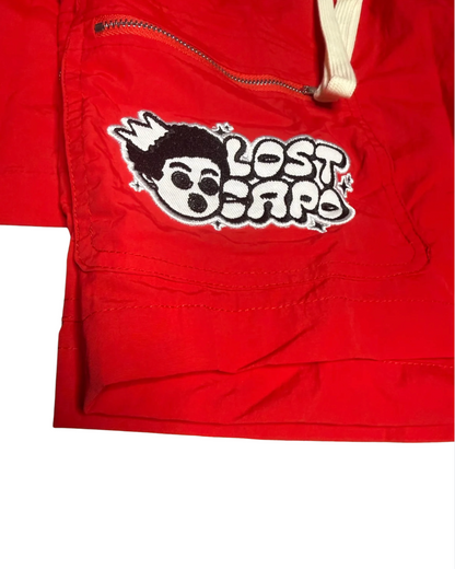 Trophies Red Nylon Summer Set