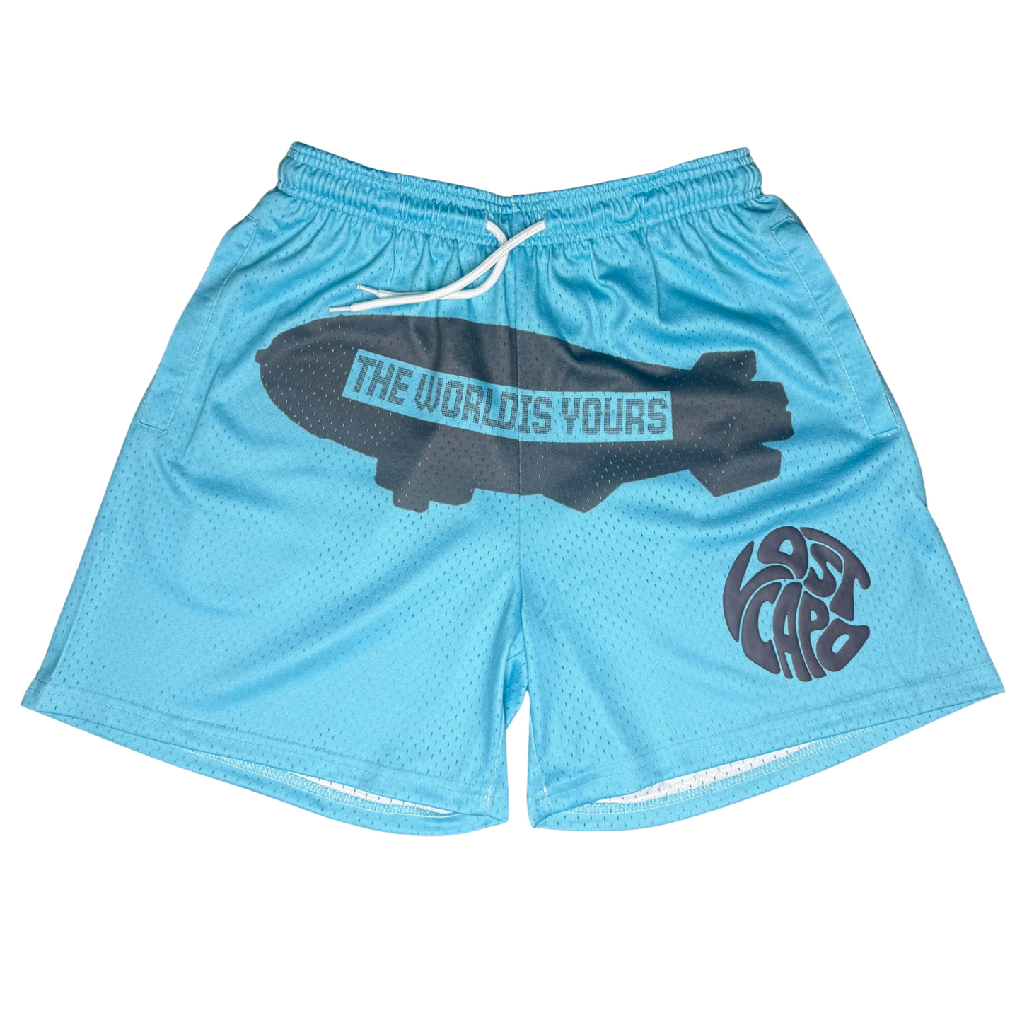 TWIY Blue Mesh Shorts