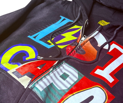 Ransom Zip-Up Set “Blackmail” Black