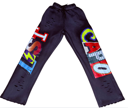 Ransom Zip-Up Set “Blackmail” Black