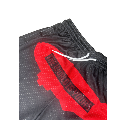TWIY Black Mesh Shorts