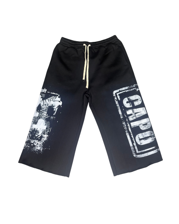Black Capri Shorts