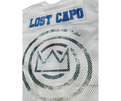White/Blue Mesh Jersey