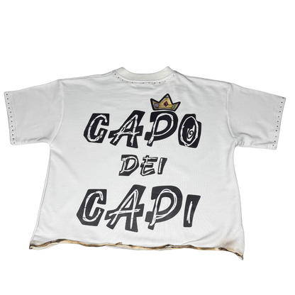 Capo Dei Capi - Rhinestone Burned Tee