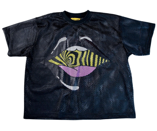 Black Mesh Jersey