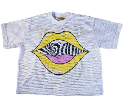 White/Yellow Mesh Jersey